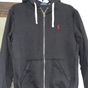 Black Polo hoodie